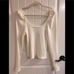 CJLA puff shoulder long sleeve